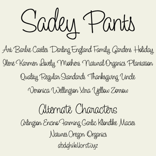 LHF Sade Pants Script