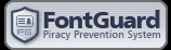 Fonts protected by FontGuard
