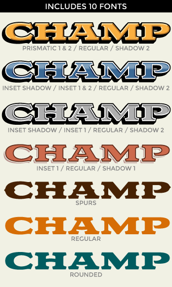 LHF Champ font