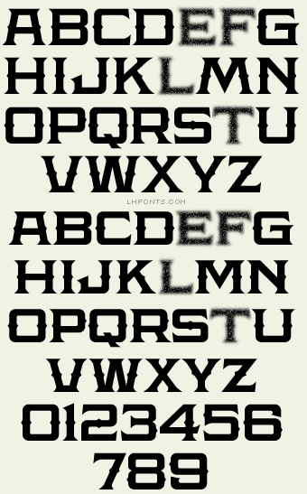 Western Font - LHF Amarillo 2 Regular