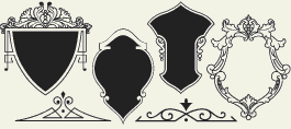 LHF Bergling - Decorative panels font