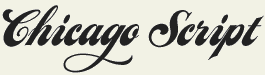 LHF Chicago - Script font