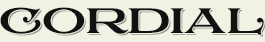 LHF Cordial - Late 1800s victorian style font