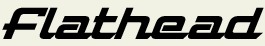 LHF Flathead - Modern vehicle lettering style font