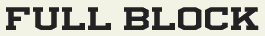 LHF Full Block - early 1900s classic sign painter style font