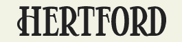 LHF Hertford - Vintage magazine title style font