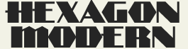 LHF Hexagon Modern - Art Deco style font
