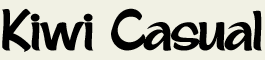 LHF Kiwi Casual - Comic cartoon style font