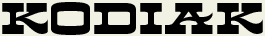 LHF Kodiak - Extended western style font