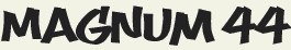 LHF Magnum44 - Graffiti marker style font