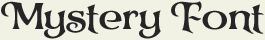 LHF Mystery Font - Art Nouveau fantasy style font