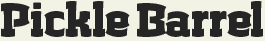 LHF Pickle Barrel - Bold rugged western style font