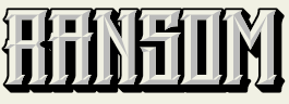 LHF Ransom - Bold condensed layered convext font
