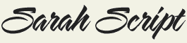 LHF Sarah Script - Hand drawn style font