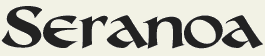 LHF Seranoa - Formal calligraphic style font