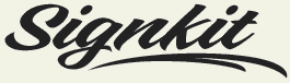 LHF Signkit Script - Hand painted sign style font