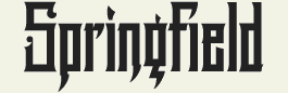 LHF Springfield - early 1900s Sanborn Map Company style font