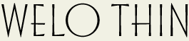 LHF Welo Thin - Art Deco 1930s Samuel Welo style Font