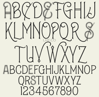 LHF Ginger Ale Regular Glyphs