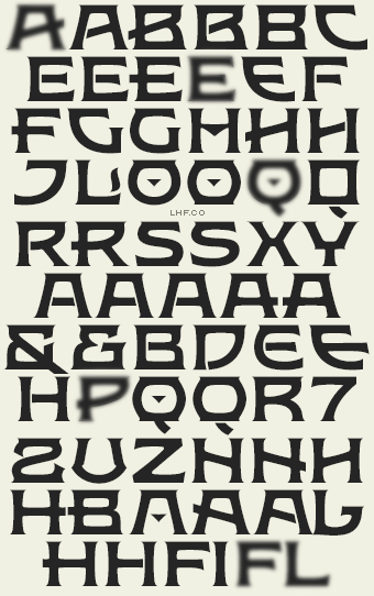 LHF Nouveau Block Bold Alternates
