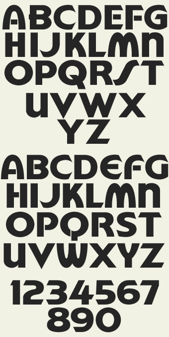 Letterhead Fonts Lhf Palace Bold Art Deco Fonts