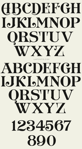 Letterhead Fonts / LHF Preston / Classic fonts
