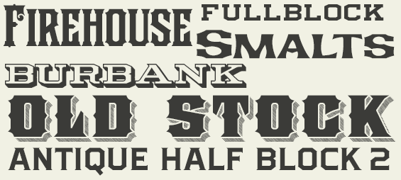 LHF Fire Truck Package - Our popular fire truck, late 1800's, early 1900's truck lettering style fonts for the professional artist.